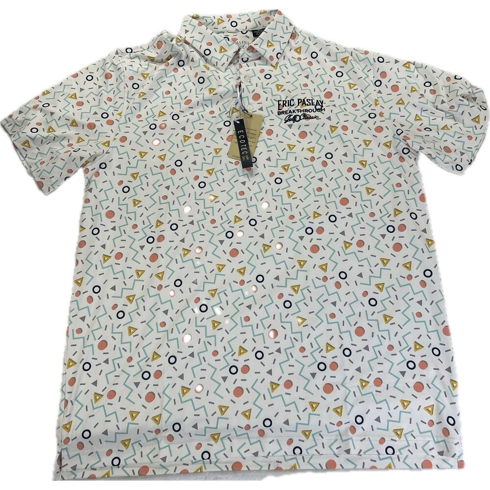 Swing Juice Golf Polo Mens Size XL Wild Print Eric Paslay Classic NWT